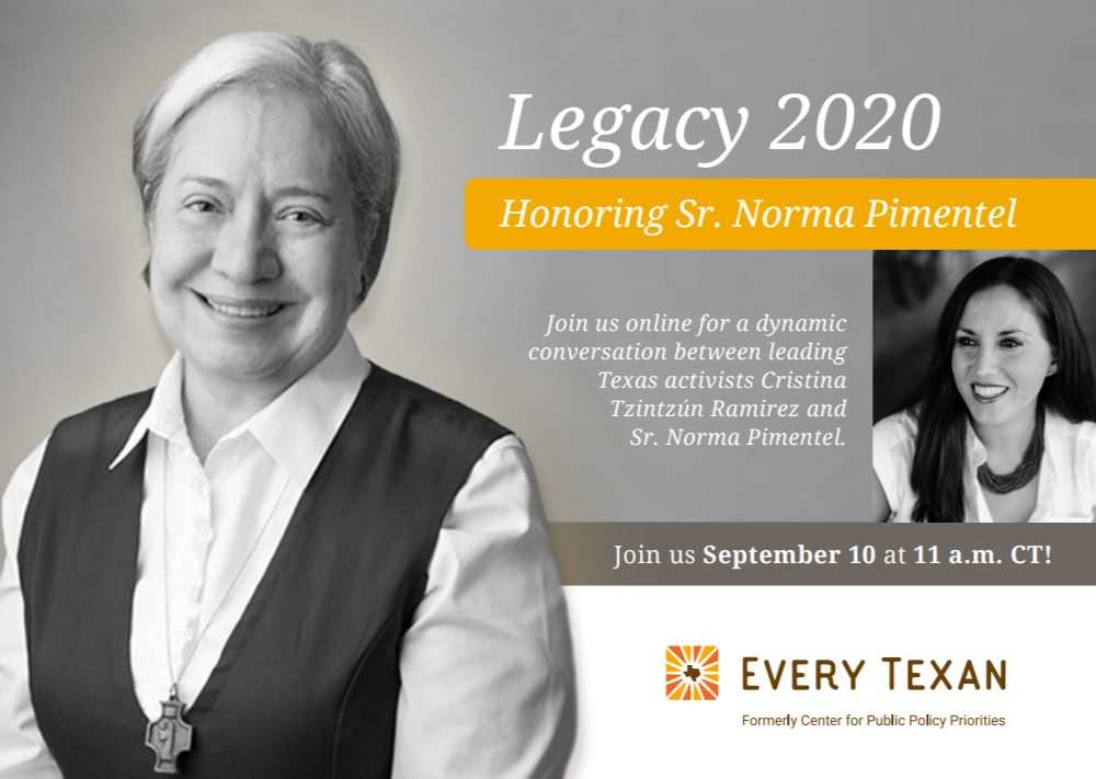 2020 Legacy Award honoring Sr. Norma Pimentel